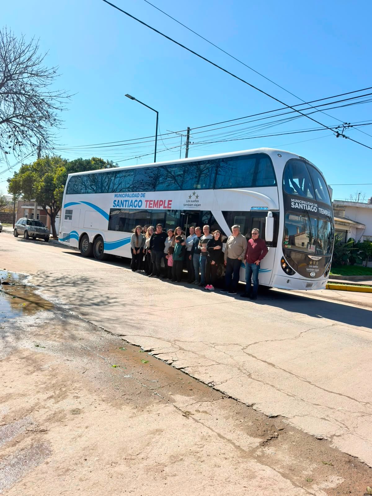 La Municipalidad incorporó un colectivo para fortalecer el desarrollo de las instituciones de Santiago Temple