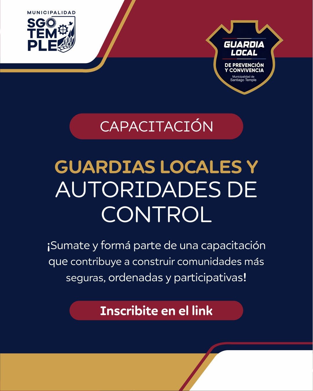 Capacitación en Guardias Locales y Autoridades de Control: una oportunidad para formarse y acceder a nuevas oportunidades laborales