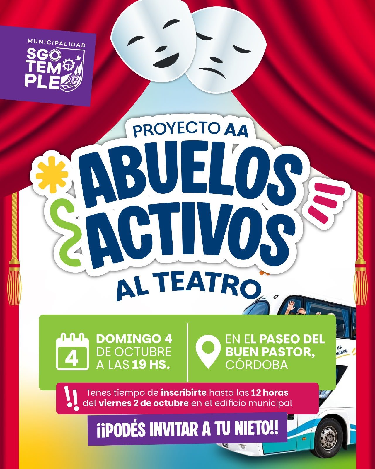 Abuelos Activos: una propuesta para disfrutar del teatro y compartir en familia