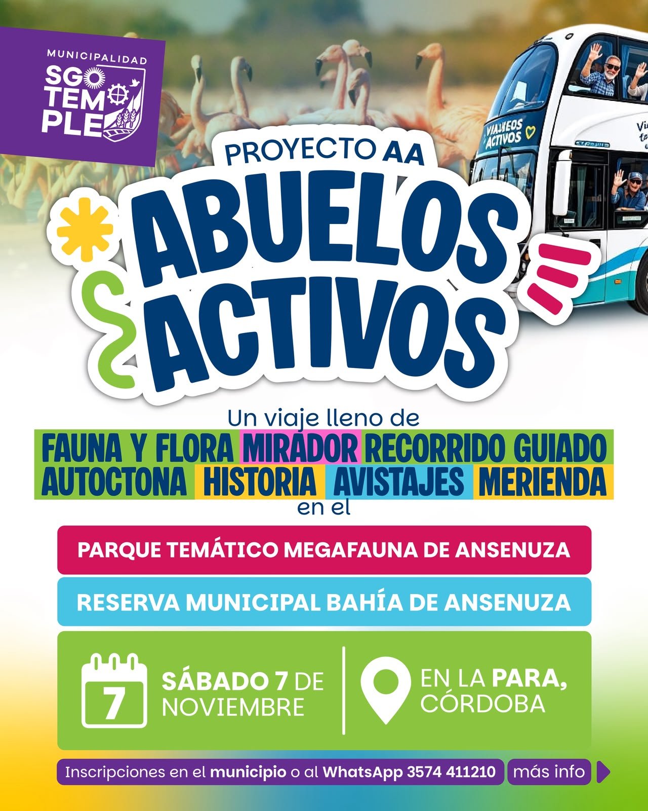 Abuelos Activos invita a disfrutar de un viaje a La Para