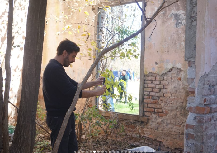 Trabajos de reconstrucción del templo histórico